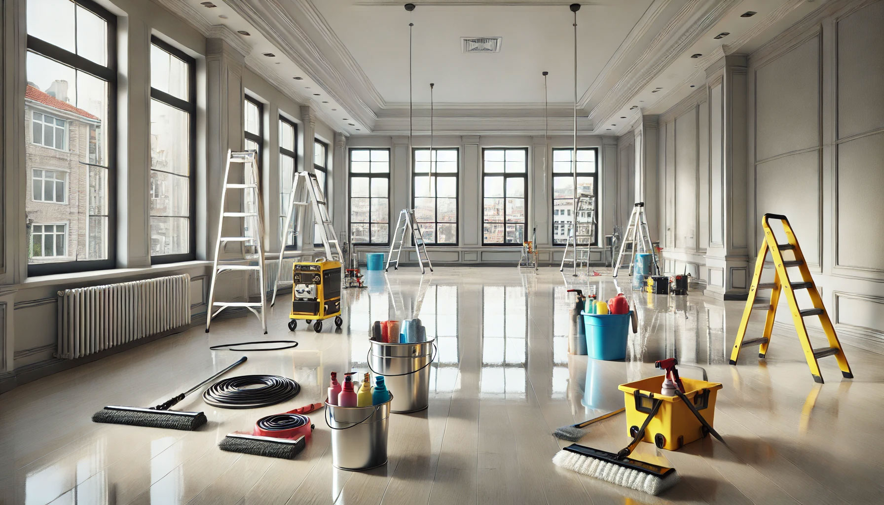 İnşaat Sonrası Temizlik Post-Construction Cleaning